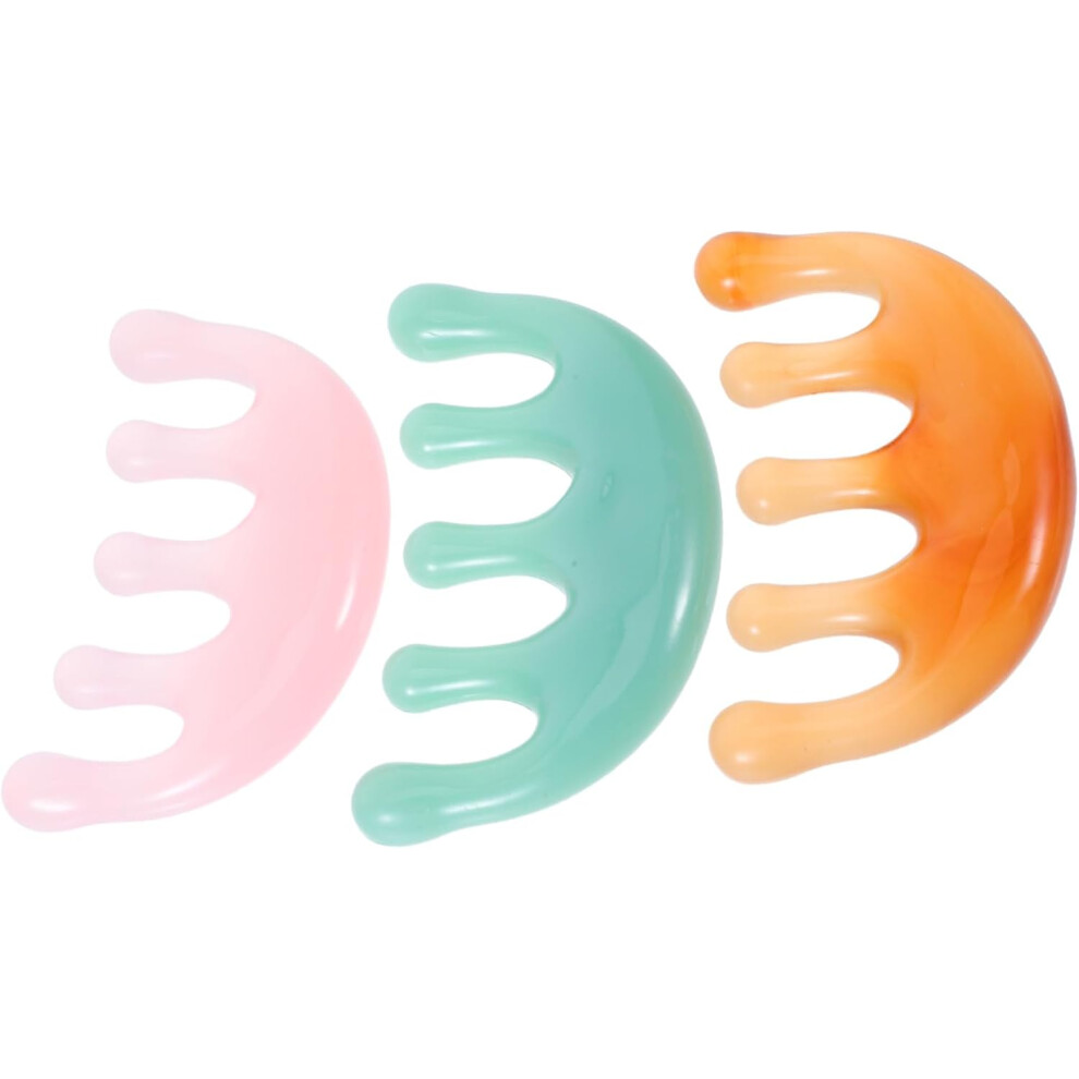 Hkhbjs 3Pcs Manual Head Scalp Massager Comb Claw Shaped Massage Tool