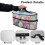 Floral Travel Steamer Storage Case Polyester 1pc 5