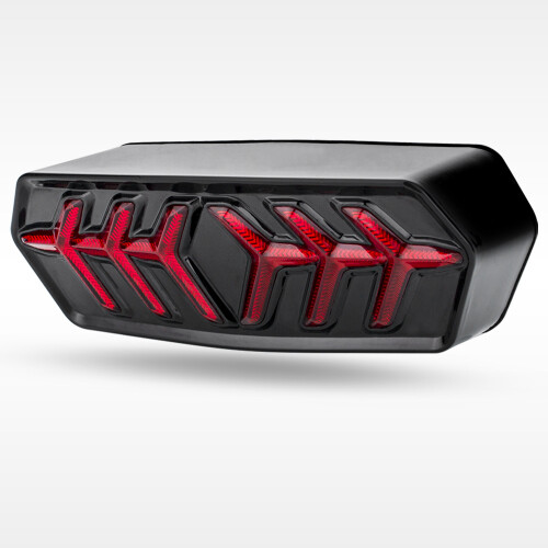 Ισχύει για Honda MSX125GROM125CB650F CBR650CTX700LED ενσωματωμένο πίσω φως τύπου ψαροκόκαλο 2