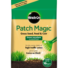 Miracle-Gro 19008 Patch Magic Grass Seed, Feed and Coir 3.6 kg - 48 patches