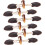 6pairs Horn Toggle Buttons Coat Closure Sewing Accessories for Sweaters Jackets Leather Toggles Button Loops 1