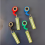 Porte-clés rotatif de deuxième génération (1 pièce) 5