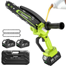 Supstable Mini Chainsaw Cordless 8-inch: Handheld Saws for Tree Trimming Wood Cu