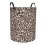 Leopard-Pattern Round Laundry Basket Toy for Clothes Organization & Bathroom/Room Decoration 3