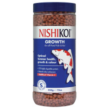 Nishikoi Growth Complete Food for Koi and Pond Fish - Small Pellets - 350g