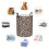 Leopard-Pattern Round Laundry Basket Toy for Clothes Organization & Bathroom/Room Decoration 7