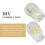 Clear Tea Infuser Ball 2.5x1.7 in 4 Pack 3