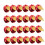 Mini Apple-Compatible Ornaments Red 24 Pcs 4