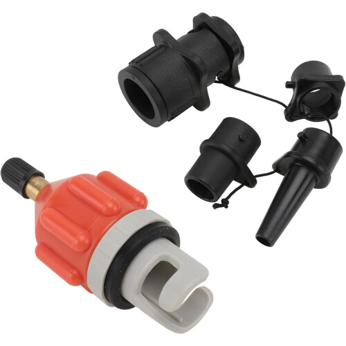 Kajakpumpenadapter-Luftadapter-Set mit Speichenplattenbefestigung, multifunktional