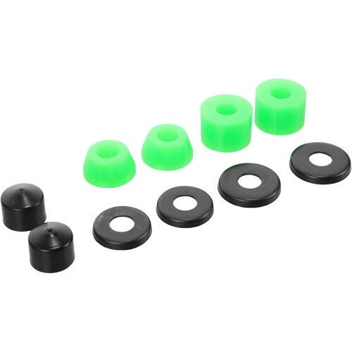 Kit de silentblocs de skateboard antichoc en PU vert