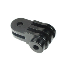 (B, Black Color) Long & Short Adjustable Arm Straight Joints Mount 3 Way for Hero 8 9 10 Xiaoyi Action Camera Accessories