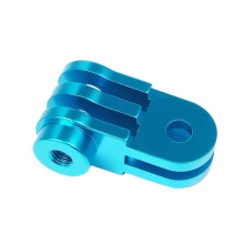 (B, Blue Color) Long & Short Adjustable Arm Straight Joints Mount 3 Way for Hero 8 9 10 Xiaoyi Action Camera Accessories
