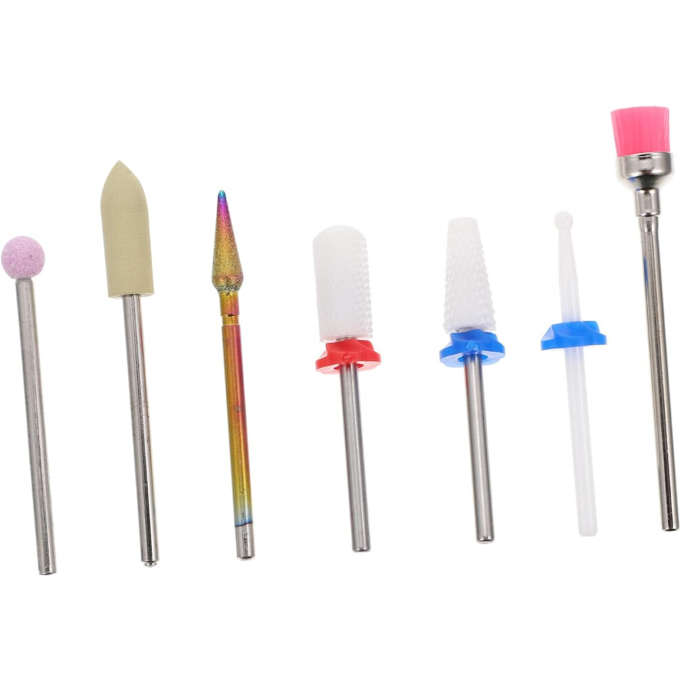 Hkhbjs Sanding Head For Nail Drill Includes Ceramic And Tungsten Carbide Bits For Manicure And Nail Art For Salon Supplies