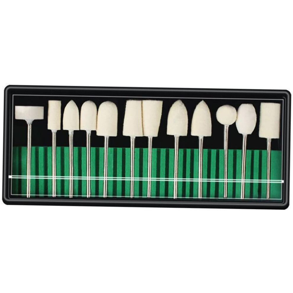 Hkhbjs Supple Wool Polishing Heads For Manicure Nail Grinding Tools And Accessories For Nail Salon And Home Use