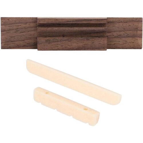 Ukulele String Nut Saddle Nut Guitar Accessories Wood Adjustable Bridge Stabilizing Strings for Ukulele Playing