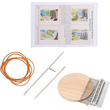 Mini Wooden Weaving Machine 28-Needle DIY Tapestry Knitting Tool