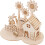 Easter Egg Ornaments Wooden Puzzle Toy DIY Assembly Kit Educational Easter Crafts 1