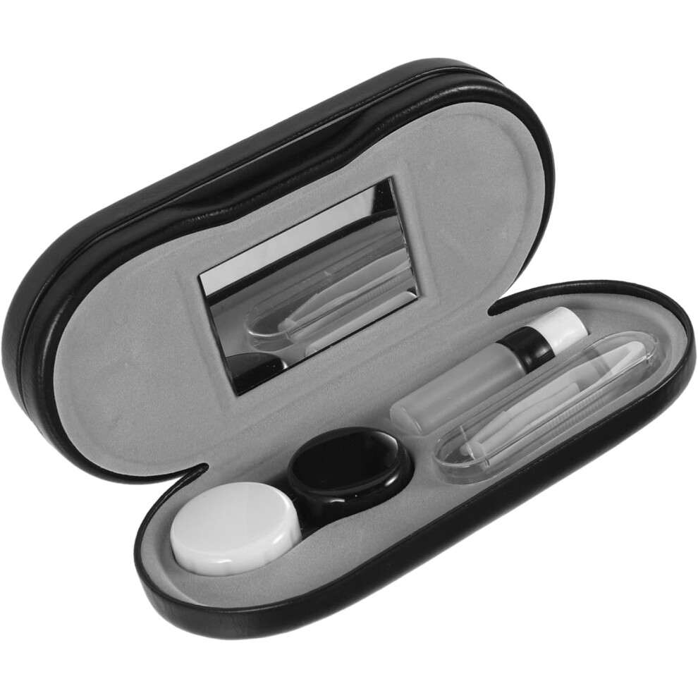 Hkhbjs Double Layer Glasses Case Portable Lens Organizer For Eyeglasses And Sunglasses Hard Shell Protection