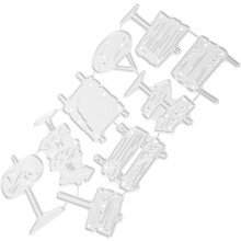 Metal Knife Mold for DIY Road Sign Indicator Craft Carbon Steel Scrapbooking Die Cuts