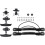 Kayak Handle Kit with T-Style Pull Handles and Drain Plug Screws for Kayak Accessories 1