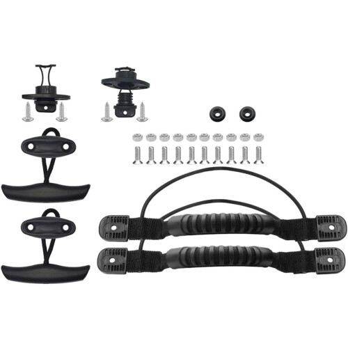 Kayak Handle Kit with T-Style Pull Handles and Drain Plug Screws for Kayak Accessories