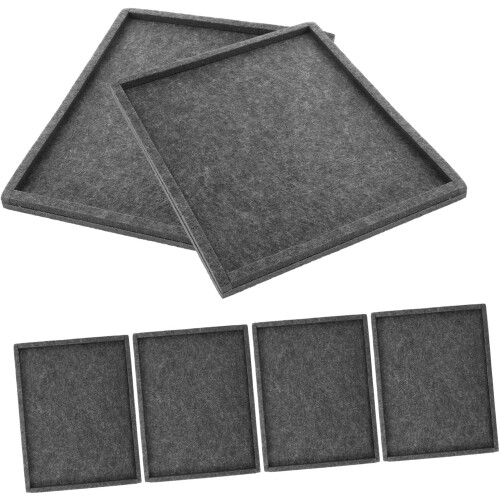 Puzzle Sorting Trays Felt Organizer for 1000 Pieces Jigsaw Puzzles Multifunctional Storage Tray Set