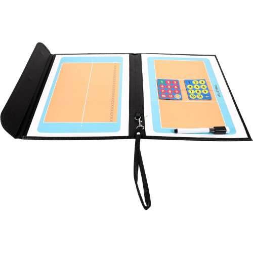 Volleyball Coaching Tactical Board with Reusable Writing Surface