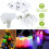 3Pack Halloween String Lights 3D String Lights Decorative Lamps for Party Patio Colorful 4