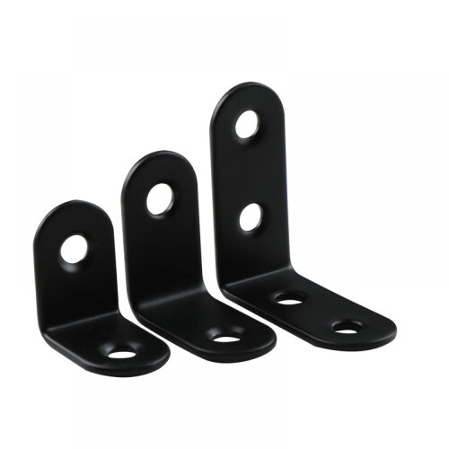 Suporte de ângulo reto de aço inoxidável de 90 graus, suporte de ferro angular triangular, suporte de placa de camada, conector de móveis 1