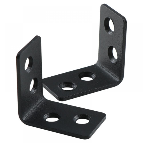Suporte de ângulo reto de aço inoxidável de 90 graus, suporte de ferro angular triangular, suporte de placa de camada, conector de móveis 2