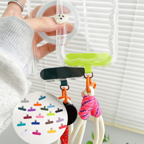 Μόδα μάρκα ίδιου στυλ κορδόνι κινητού τηλεφώνου έμπλαστρο συμπαγές παρέμβυσμα 1