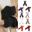 Women's Polyester Long Fingerless Winter Gloves with Retro Cable-Knit Pattern, Half-Finger Design for Easy Operation 3