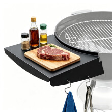 GFTIME 34.5 cm x 35.3 cm Table Shelf for Charcoal Grills Original Kettle 57 cm,