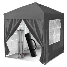 3x3m Pop Up Gazebo, Gazebo with Removable Sidewalls, Sturdy Frame, Weather-Resis