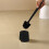 Toilet Brush with Hard Bristles Long Handle 2