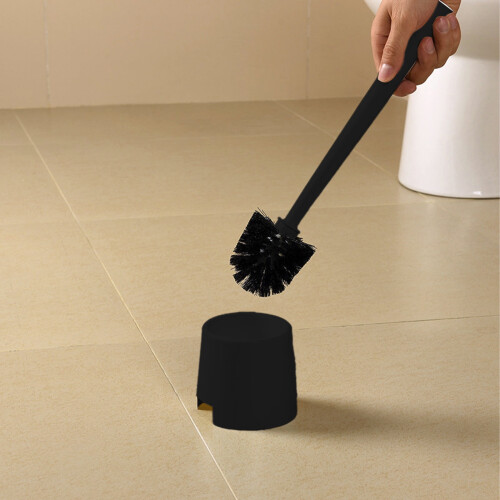 Toilet Brush with Hard Bristles Long Handle 1