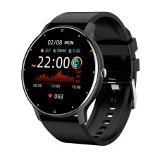 (Black) Smartwatch APP Control Fitness Sports Watch Blood Pressure Heart Rate Monitoring Smart-Reminder Wristwatch for Adults Yellow