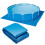 Mineup Rectangle Pool Ground Cloth, 274 * 274CM Foldable Swimming Pool Floor Pro 1