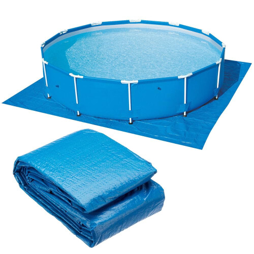 Mineup Rectangle Pool Ground Cloth, 274 * 274CM Foldable Swimming Pool Floor Pro
