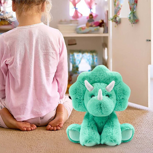 Boneco de Pelúcia Triceratops, Macio e Seguro, 1 Peça 1