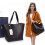 Borsa da donna squisita e comoda, borsa a tracolla retrò semplice, borsa alla moda 2