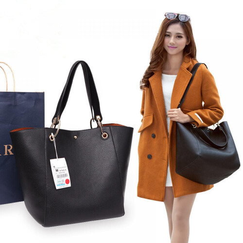 Borsa da donna squisita e comoda, borsa a tracolla retrò semplice, borsa alla moda 1