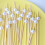 Disposable fruit stick color White Pearl fruit fork creative art sandwich stick fruit100pcs 4