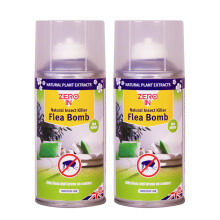 Zero In Natural Insect Killer Flea Bomb 150ml Twin Pack – One-Shot Whole Room Fl