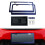 License Plate Frame for Women with Rhinestones Blue 2 pcs 7