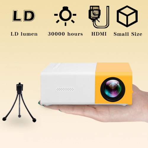 Προβολέας YG300 Οικιακός προβολέας HD YG310LED Mini HD1080P Κίτρινος προβολέας 2
