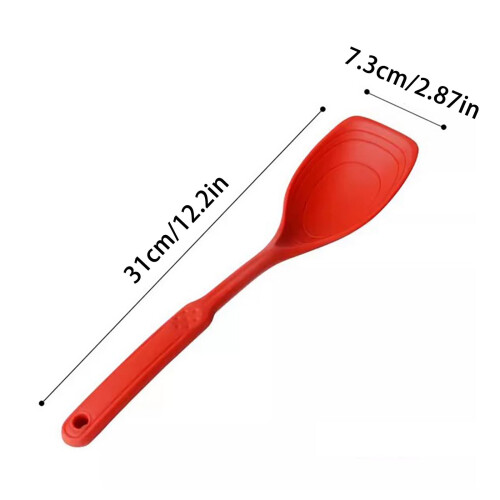 Large Silicone Cooking Spoon Set – Deep Bowl, 1