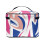 Travel Makeup Case with Brush Slots Durable Geometric Design 4