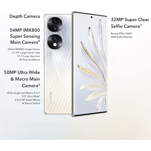 Honor New Honor 90 Silver 12+256GB Dual Sim Phone