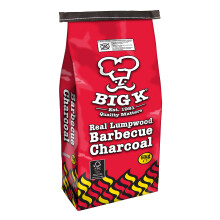 Big K Lumpwood Charcoal FSC, 5kg Bag BBQ Charcoal